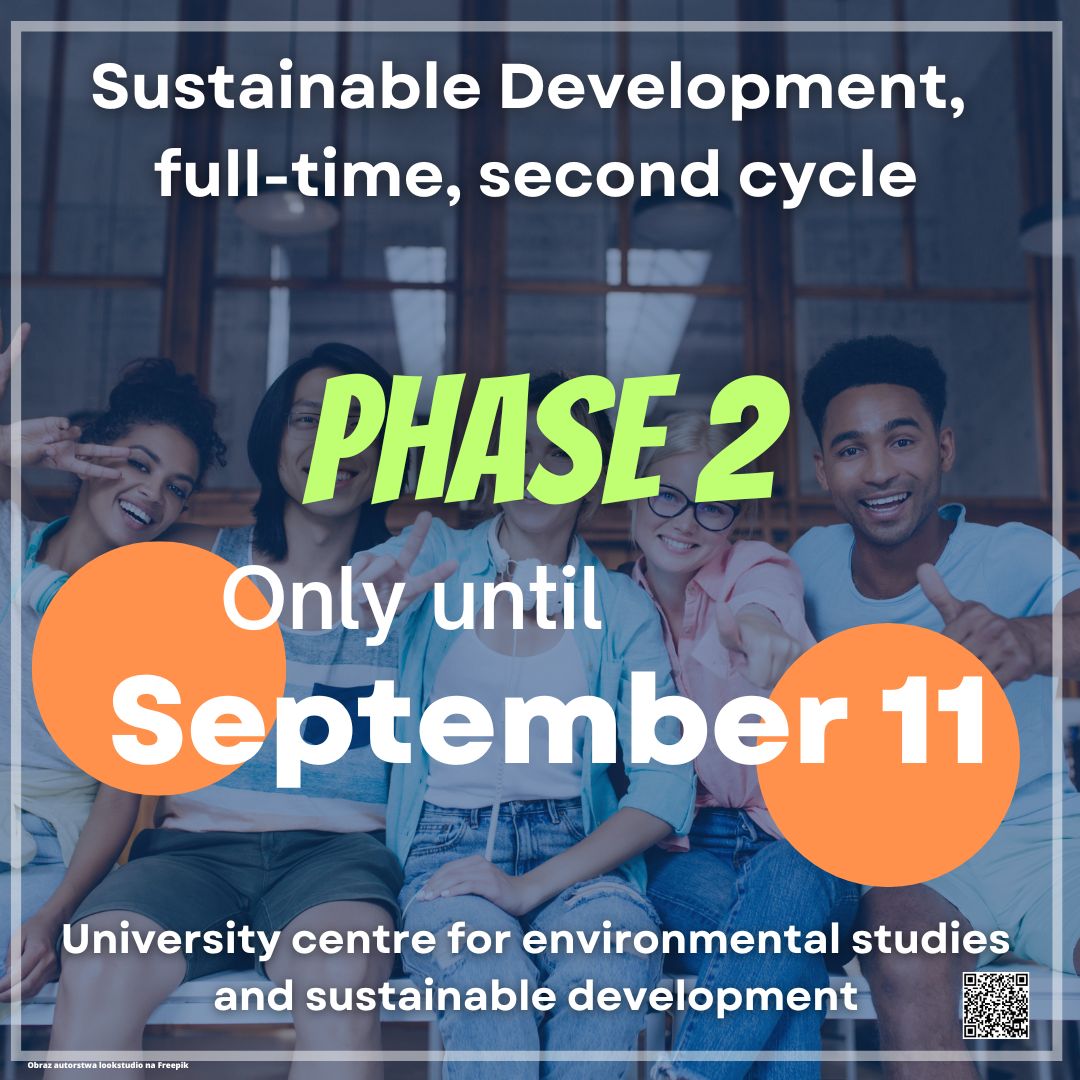 Enrollment for studies Sustainable Development